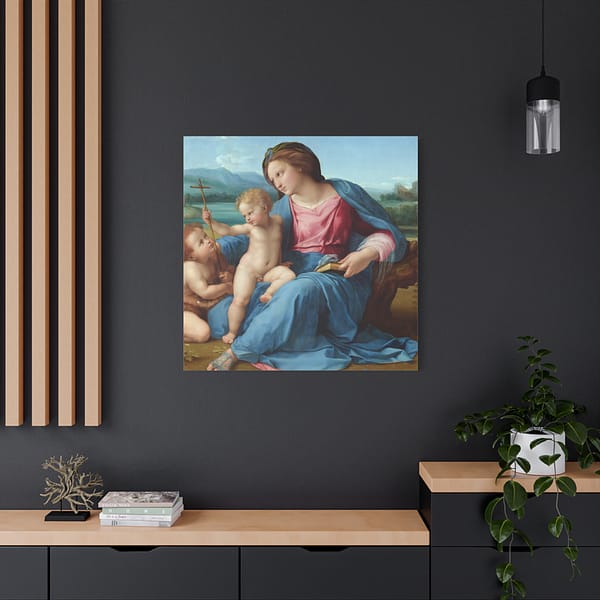 8285655816597544848_2048.jpeg The Alba Madonna - Raphael (c. 1510) - Renaissance Canvas Print