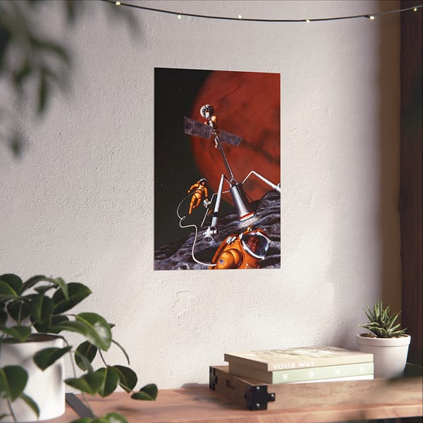 8328026729167223059_2048.jpeg Possible Exploration Programs - NASA, Pat Rawlings (1986) - Space Age Poster Print
