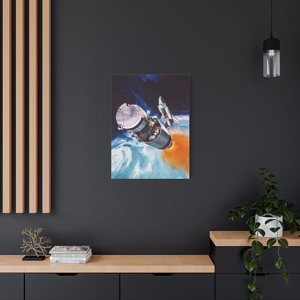 8374222278890971215_2048.jpeg Solar Polar Spacecraft Concept - NASA (1978) - Space Age Canvas Print