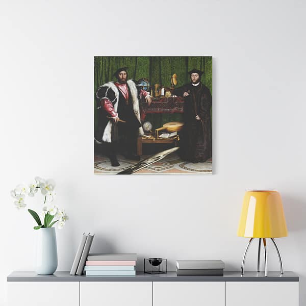 8475832899100788075_2048.jpeg The Ambassadors - Hans Holbein the Younger (1533) - Renaissance Canvas Print
