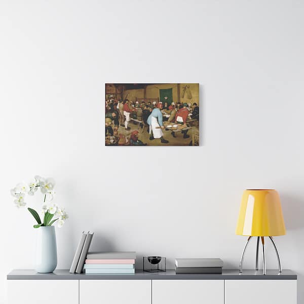 8542528903754269798_2048.jpeg The Peasant Wedding - Pieter Bruegel the Elder (1567) - Renaissance Canvas Print