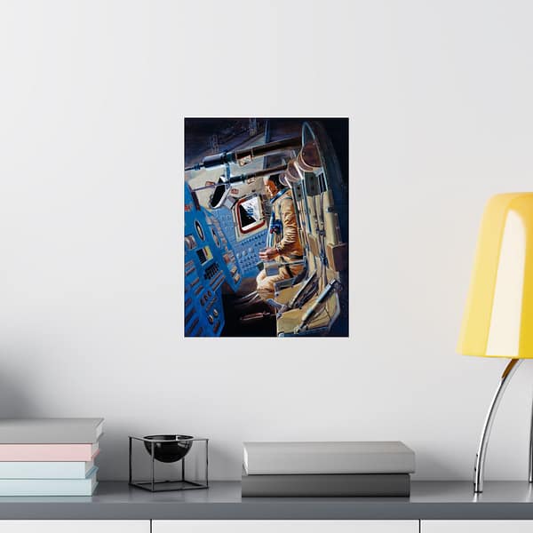8578399778644332699_2048.jpeg Apollo 12 Command Module Concept - NASA (1969) - Space Age Poster Print