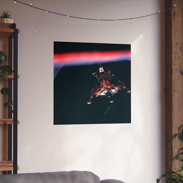 8655416998478737854_2048.jpeg Onboard Apollo 11, Eagle Prior to Descent to the Moon - NASA (1969) - Space Age Poster Print