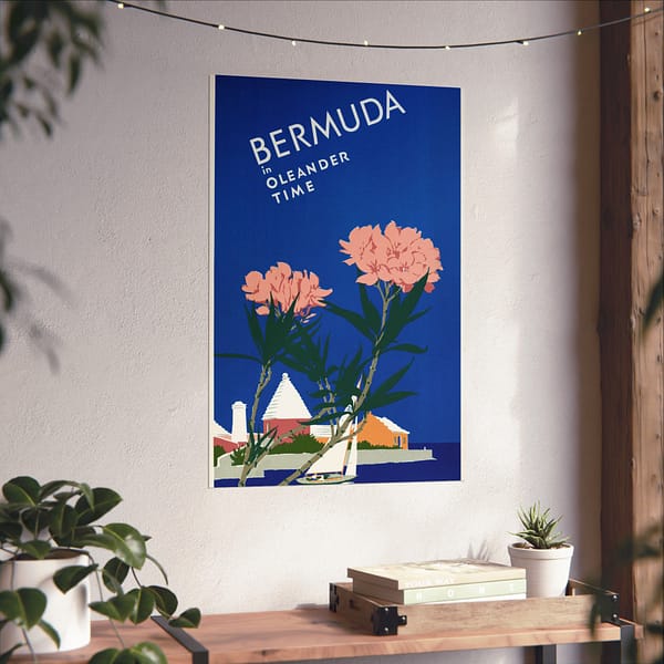 8775683313198934043_2048.jpeg Bermuda in Oleander Time Adolph Treidler (1952) - Vintage Travel Poster Print