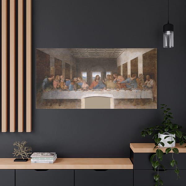 8785022199473858549_2048.jpeg The Last Supper - Leonardo da Vinci (c. 1495-98) - Renaissance Canvas Print