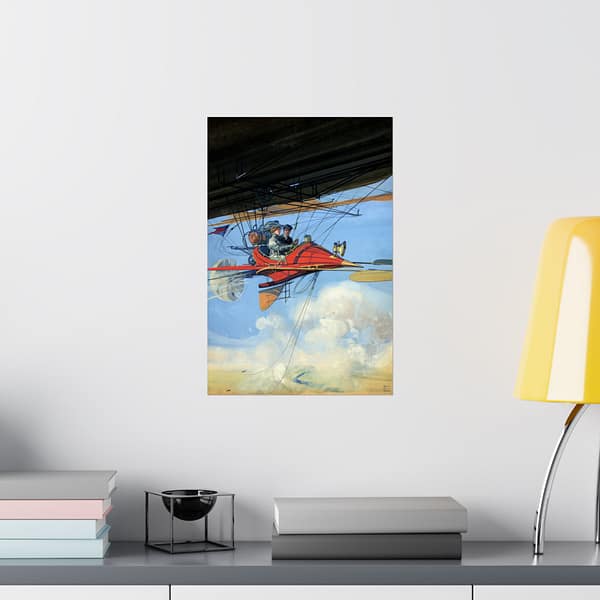 894555829495183026_2048.jpeg Vintage Air Travel - Harry Grant Dart - Vintage Art Poster Print