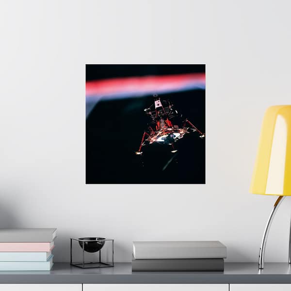 9101723128026226985_2048.jpeg Onboard Apollo 11, Eagle Prior to Descent to the Moon - NASA (1969) - Space Age Poster Print