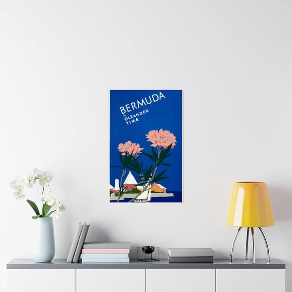 9202845743682778369_2048.jpeg Bermuda in Oleander Time Adolph Treidler (1952) - Vintage Travel Poster Print