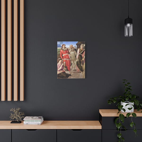 9223412809244680932_2048-1.jpeg The Entombment - Michelangelo (c. 1500-01) - Renaissance Canvas Print