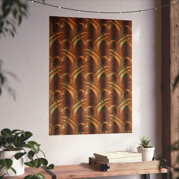 9245381775568478963_2048.jpeg Stylized Leaf Velvet Fabric Pattern (c. 1930s) - Art Deco Poster Print