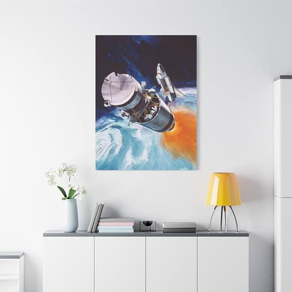 9342631301058256036_2048.jpeg Solar Polar Spacecraft Concept - NASA (1978) - Space Age Canvas Print