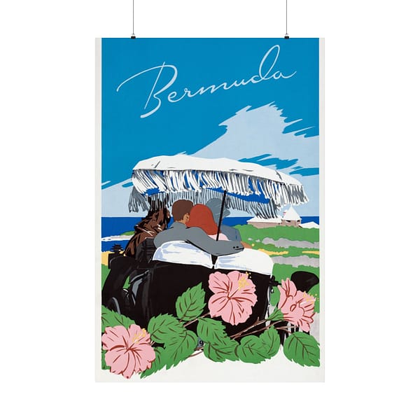 9383449539398884528_2048.jpeg Bermuda - Adolph Treidler (c. 1940-50) - Vintage Travel Poster Print