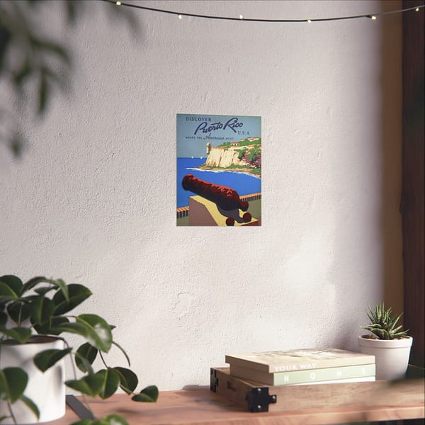 9446865966271098961_2048.jpeg Discover Puerto Rico U.S.A. - Where the Americas Meet - Frank S. Nicholson (1936) - Vintage Travel Poster Print