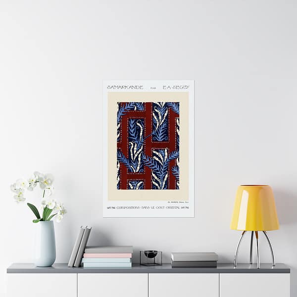 9539423984737458690_2048.jpeg Fern Pochoir Pattern - Compositions dans le Gout Oriental - E. A. Séguy (1914) - Art Deco Poster Print