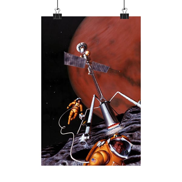 9607896768149696190_2048.jpeg Possible Exploration Programs - NASA, Pat Rawlings (1986) - Space Age Poster Print