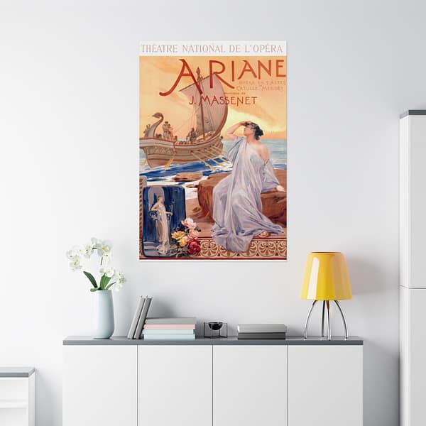 9754523498858733608_2048.jpeg Ariane Theatre National De L'Opera - Albert Maignan (1906) - Art Nouveau Poster Print