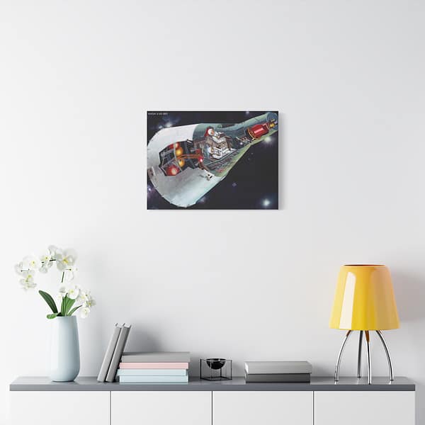 9758087851792011032_2048.jpeg Two-man Gemini Spacecraft in Flight - NASA (c. 1965) - Space Age Canvas Print