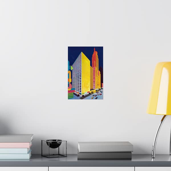9781325228081552736_2048.jpeg Sheraton-Chicago Hotel - 505 North Michigan Avenue (1960–1979) - Vintage Travel Poster Print