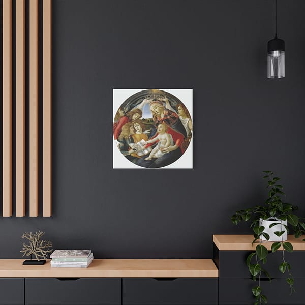 9801249411022198217_2048.jpeg The Madonna of the Magnificat - Sandro Botticelli (c. 1481-84) - Renaissance Canvas Print