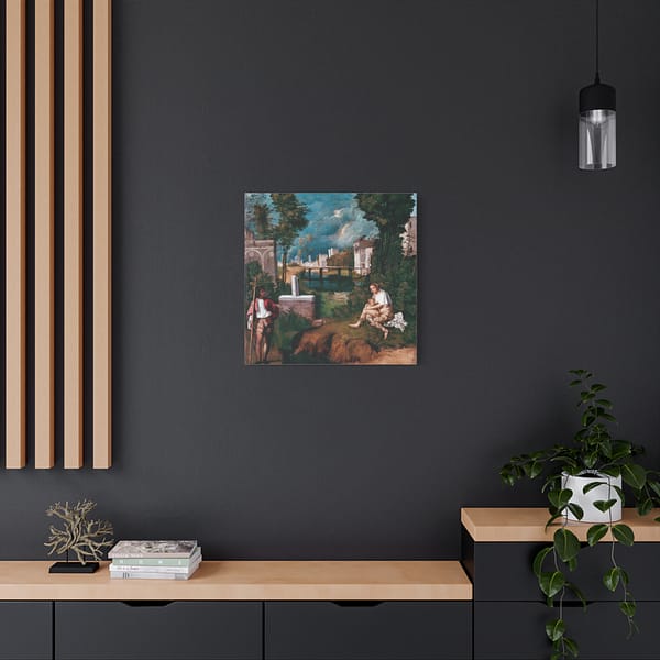 9877430806364274201_2048.jpeg The Tempest - Giorgione (c. 1506-08) - Renaissance Canvas Print