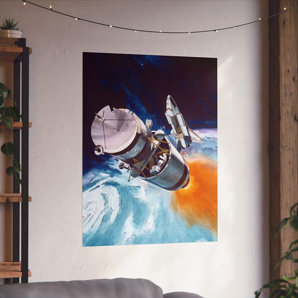 9883126438648464410_2048.jpeg Solar Polar Spacecraft Concept - NASA (1978) - Space Age Poster Print