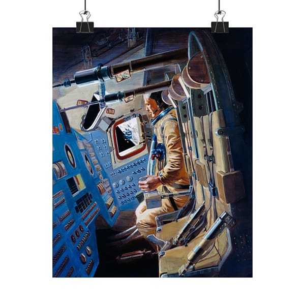 9950451117767261678_2048.jpeg Apollo 12 Command Module Concept - NASA (1969) - Space Age Poster Print
