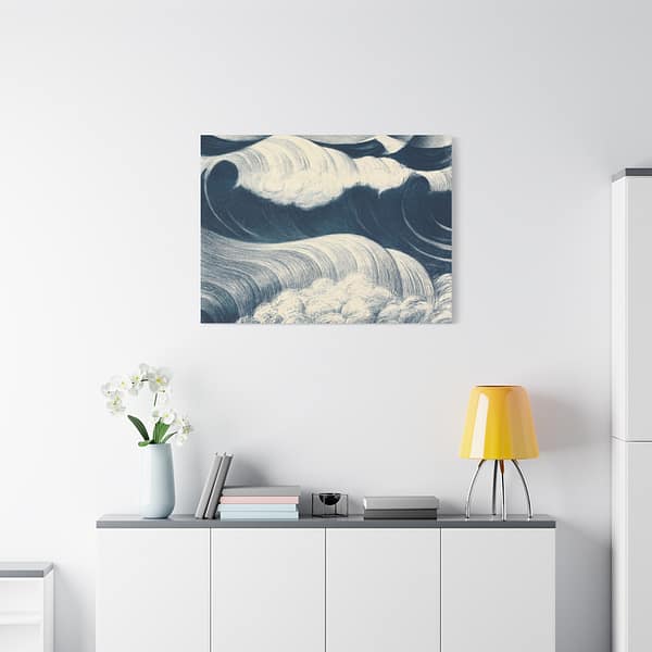 10095221013408073445_2048.jpeg The Wave - Christopher Richard Wynne Nevinson (1917) - Vintage Lithograph Canvas Print