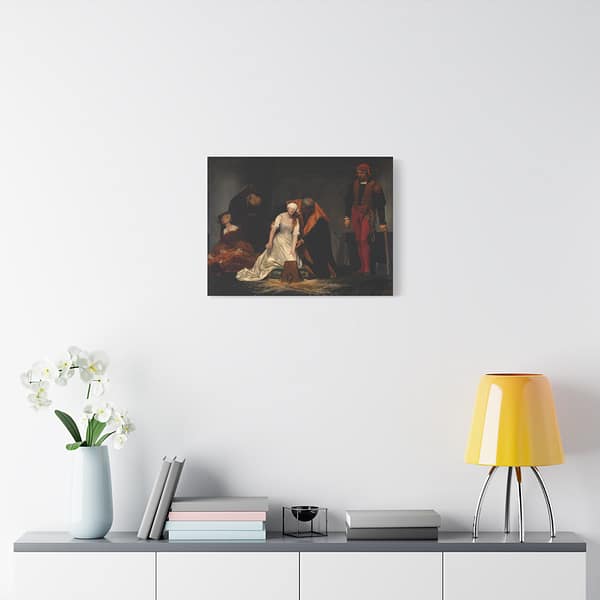10115973244660353050_2048.jpeg The Execution of Lady Jane Grey - Paul Delaroche (1833) - Classical Canvas Print