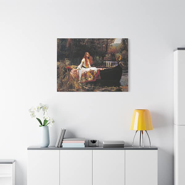 10193684859817947689_2048.jpeg The Lady of Shalott - John William Waterhouse (1888) - Romantic Canvas Print