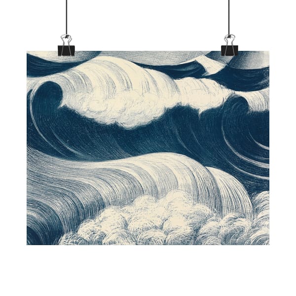10268583006992987252_2048.jpeg The Wave - Christopher Richard Wynne Nevinson (1917) - Vintage Lithograph Poster Print