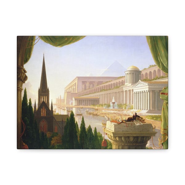 10359006863912753178_2048.jpeg The Architect's Dream - Thomas Cole (1840) - Romantic Canvas Print