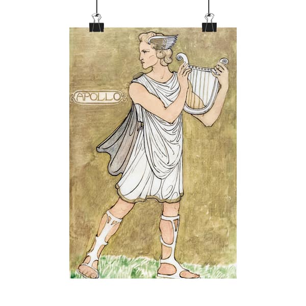 10459532866771976427_2048.jpeg Apollo - Costume Design - Richard Roland Holst (1910) - Art Nouveau Poster Print