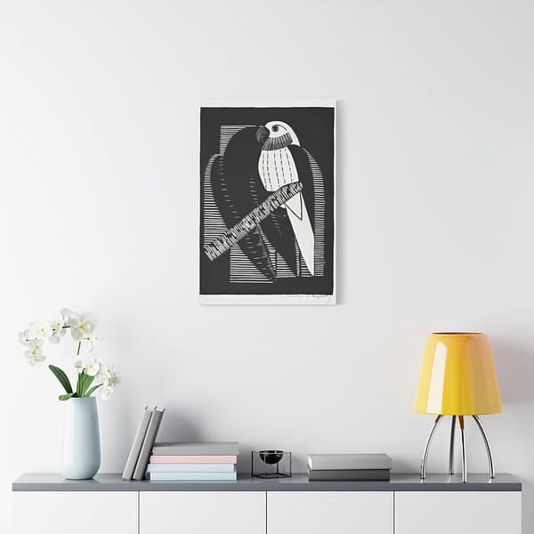 10634808850870624818_2048.jpeg Parakeets (Parkieten) - Samuel Jessurun de Mesquita (1927) - Vintage Lithograph Canvas Print