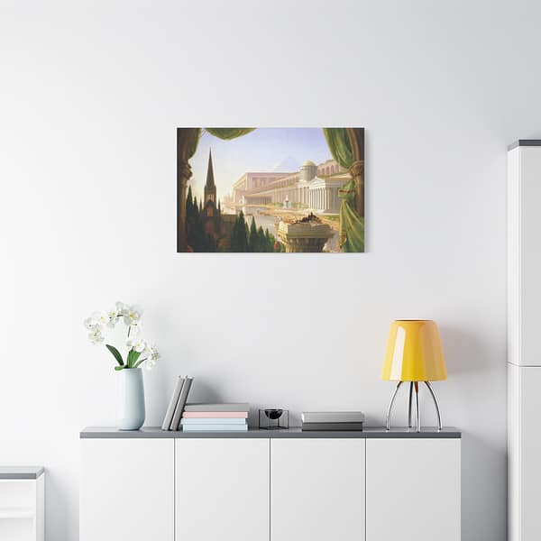 11067488860376273439_2048.jpeg The Architect's Dream - Thomas Cole (1840) - Romantic Canvas Print