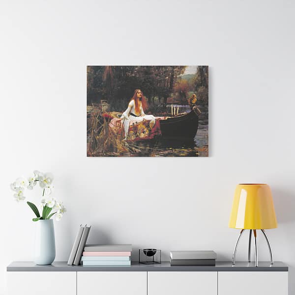 1133045573012330048_2048.jpeg The Lady of Shalott - John William Waterhouse (1888) - Romantic Canvas Print
