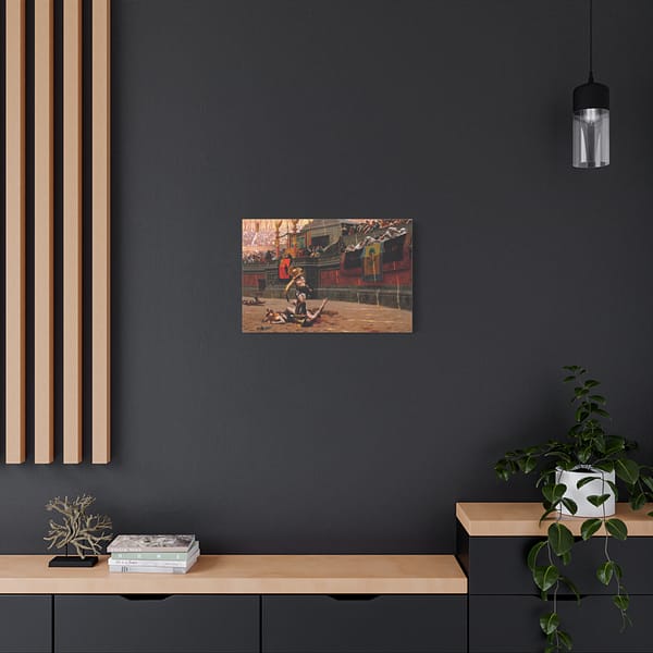 11826511028443896899_2048.jpeg Pollice Verso (With a Turned Thumb) - Jean-Léon Gérôme (1872) - Classical Canvas Print