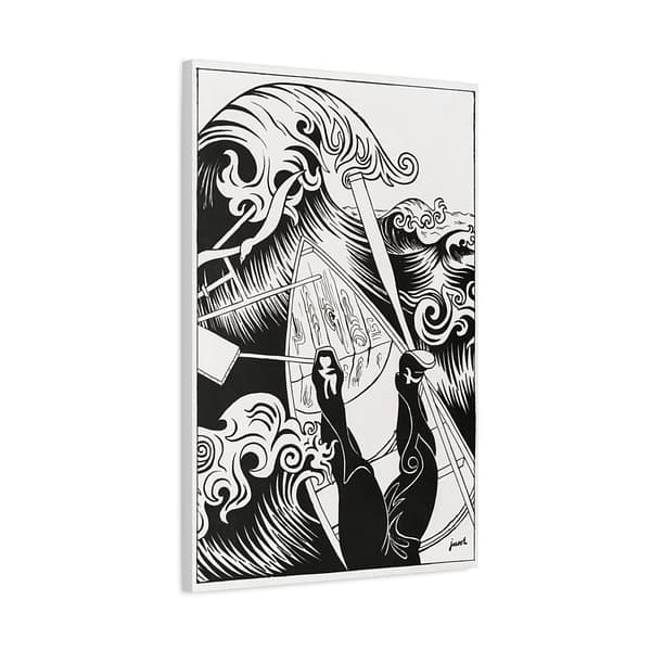 12315772566598770459_2048.jpeg The Wave - Henri-Gustave Jossot (1894) - Vintage Lithograph Canvas Print