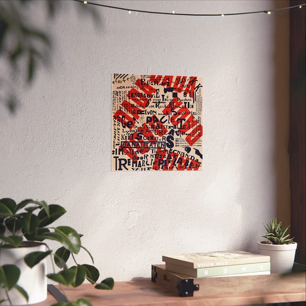 12335078812154887523_2048.jpeg Kleine Dada Soirée (Small Dada Evening) - Theo van Doesburg and Kurt Schwitters (1922) - Vintage Lithograph Poster Print