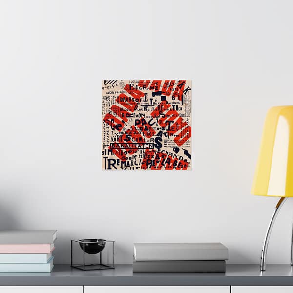 12515291533531209446_2048.jpeg Kleine Dada Soirée (Small Dada Evening) - Theo van Doesburg and Kurt Schwitters (1922) - Vintage Lithograph Poster Print
