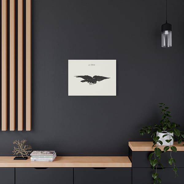 12799812763113890577_2048.jpeg The Flying Raven (Le Corbeau Volant, les Ailes Déployées) - Édouard Manet (1875) - Vintage Lithograph Canvas Print