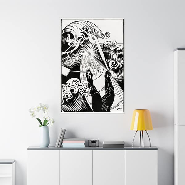 12968405831921952863_2048.jpeg The Wave - Henri-Gustave Jossot (1894) - Vintage Lithograph Poster Print