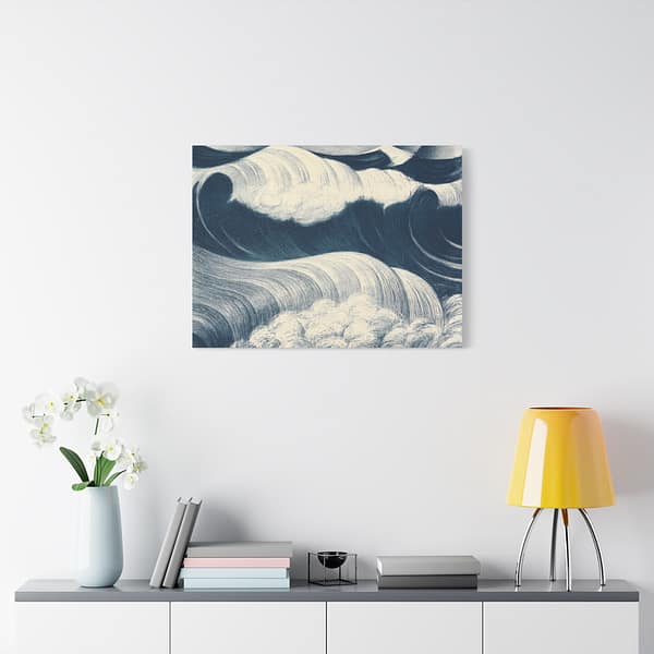 13120882315800352987_2048.jpeg The Wave - Christopher Richard Wynne Nevinson (1917) - Vintage Lithograph Canvas Print