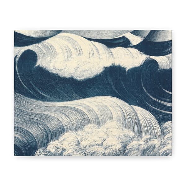13211712423527941961_2048.jpeg The Wave - Christopher Richard Wynne Nevinson (1917) - Vintage Lithograph Canvas Print