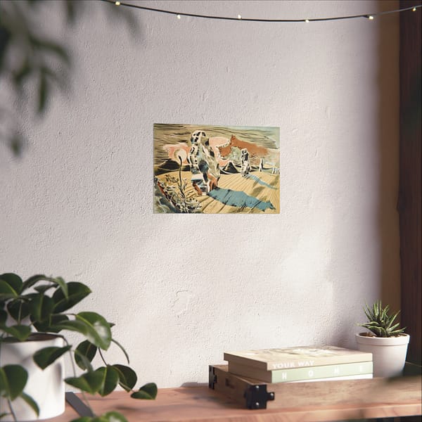13751729215938362310_2048.jpeg Avebury, Landscape of the Megaliths - Paul Nash (1937) - Vintage Lithograph Poster Print