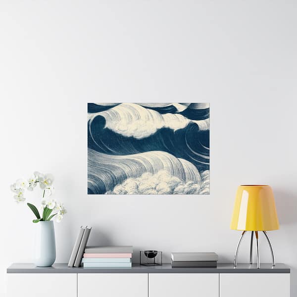 13804229839481210638_2048.jpeg The Wave - Christopher Richard Wynne Nevinson (1917) - Vintage Lithograph Poster Print