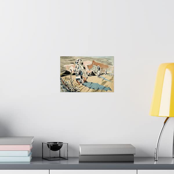 14103964205878214780_2048.jpeg Avebury, Landscape of the Megaliths - Paul Nash (1937) - Vintage Lithograph Poster Print