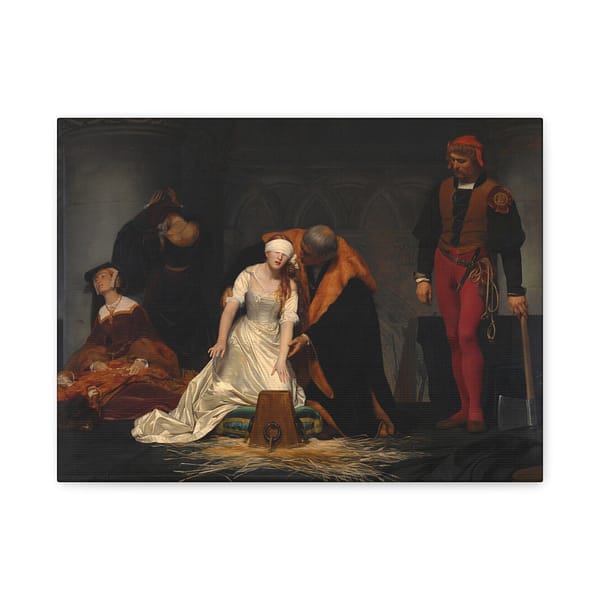 14363435624636780040_2048.jpeg The Execution of Lady Jane Grey - Paul Delaroche (1833) - Classical Canvas Print