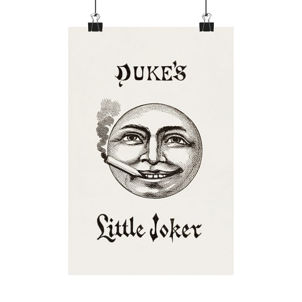 14452386184827081966_2048.jpeg Duke's Little Joker - Turkish Cross-Cut Cigarettes - W. Duke, Sons & Co. (1888) - Vintage Lithograph Poster Print