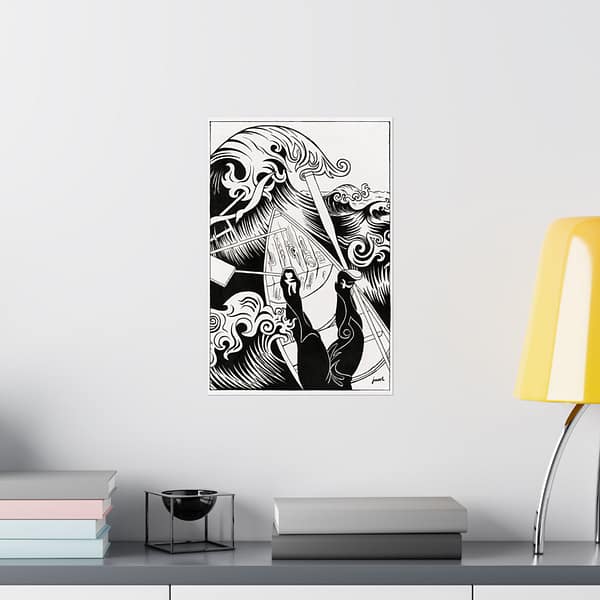 14779183456531700079_2048.jpeg The Wave - Henri-Gustave Jossot (1894) - Vintage Lithograph Poster Print
