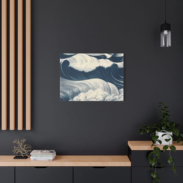15496209613995782362_2048.jpeg The Wave - Christopher Richard Wynne Nevinson (1917) - Vintage Lithograph Canvas Print